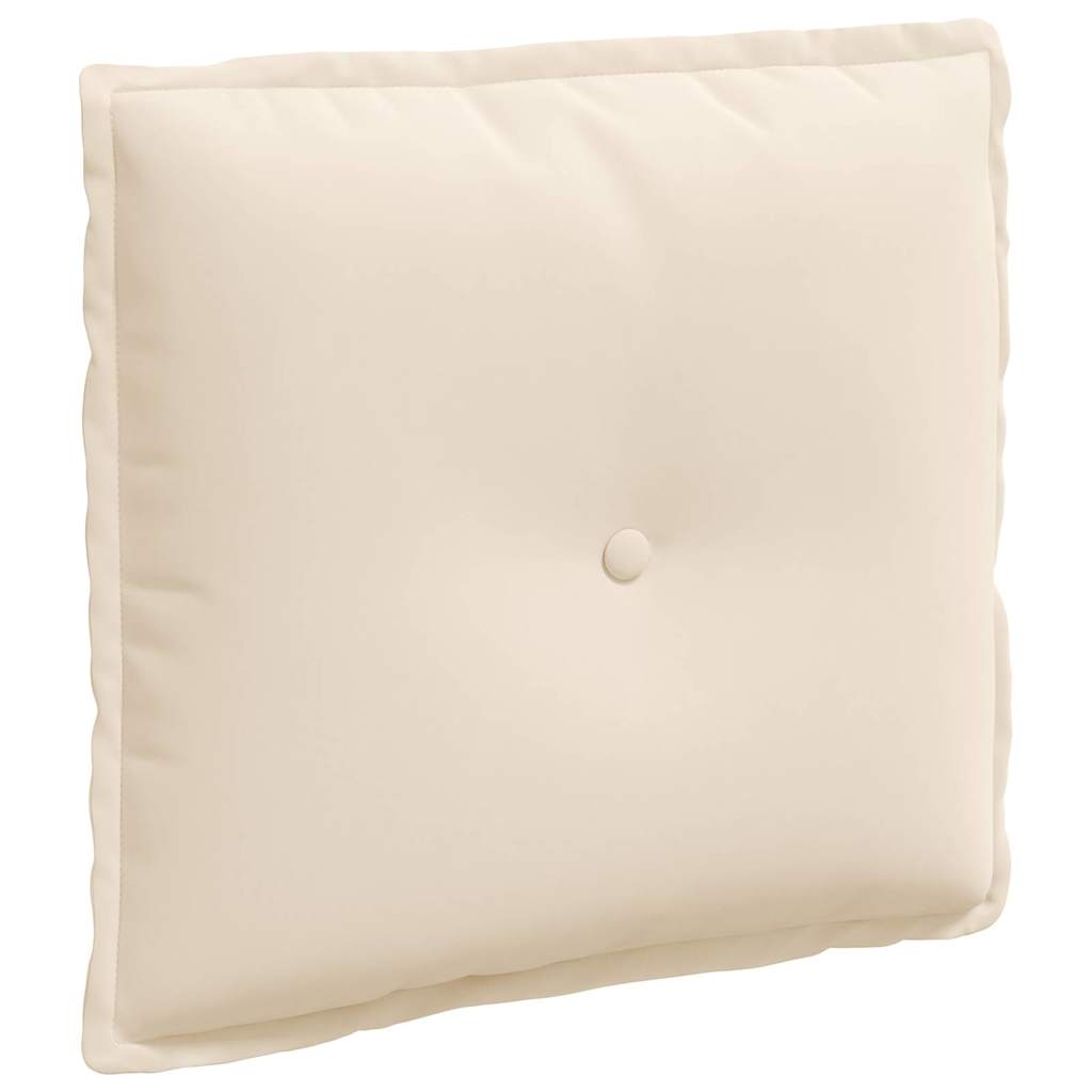 Vidaxx Rückenkissen Beige 50 x 45 cm Mikrofaserstoff