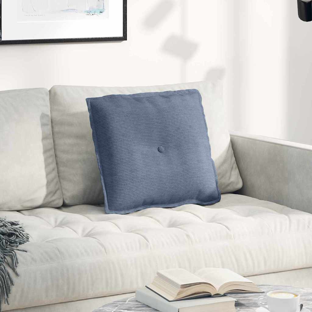 Vidaxx Rückenkissen blau 50 x 45 cm Cordstoff