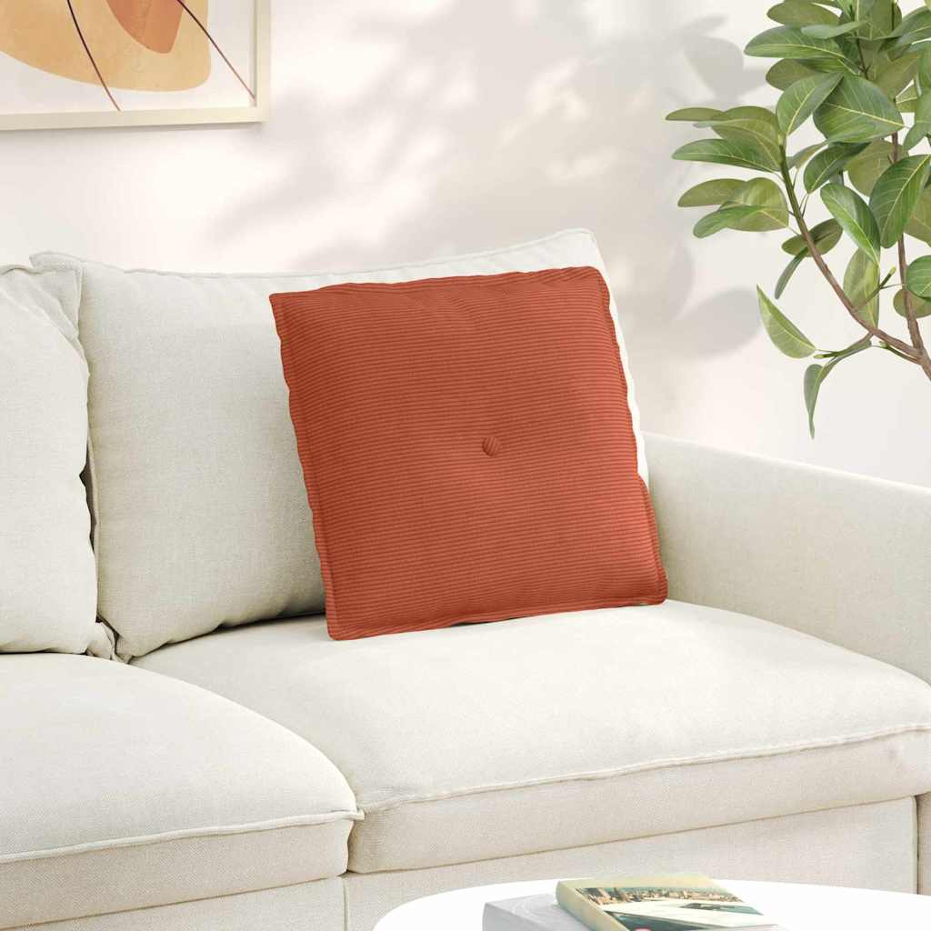 Vidaxx Rückenkissen rot-orange 50 x 45 cm Cordstoff