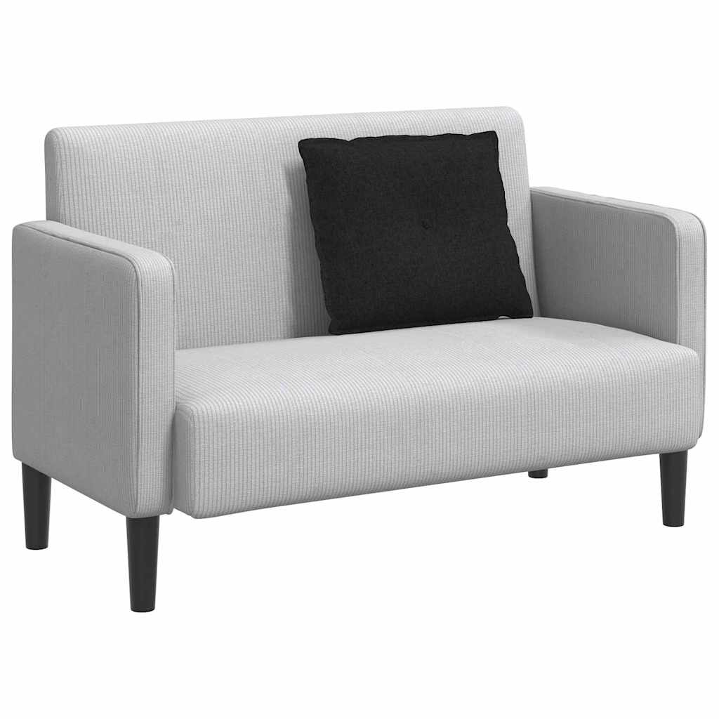 VidaXL Rückenkissen schwarz 60 x 19 x 50 cm Stoff