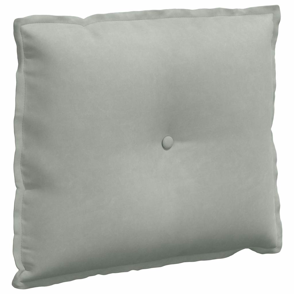 Vidaxx Rückenkissen hellgrau 60 x 50 cm Cordstoff