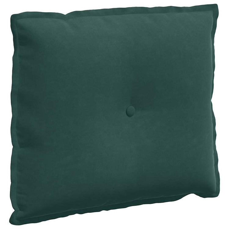 Vidaxx Rückenkissen dunkelgrün 60 x 50 cm Cordstoff