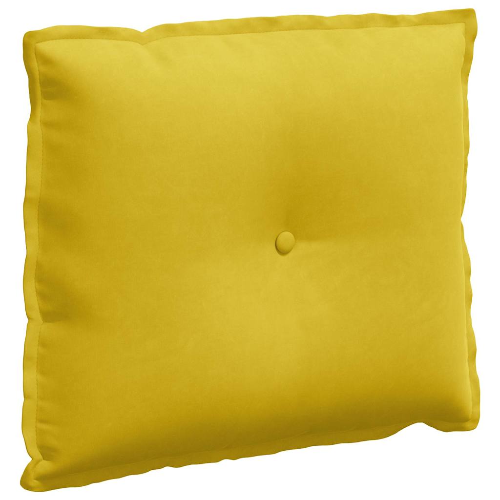 Vidaxx Rückenkissen gelb 60 x 50 cm Cordstoff