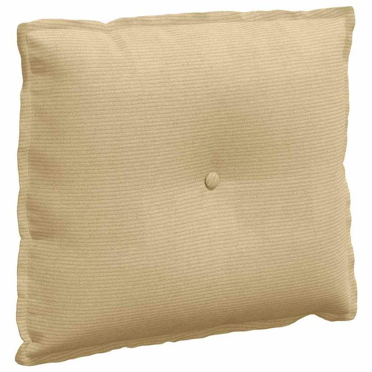 Vidaxx Rückenkissen grau grün 60 x 50 cm Cordstoff