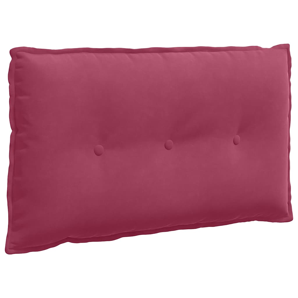 Vidaxx Rückenkissen weinrot 80 x 50 cm Cordstoff
