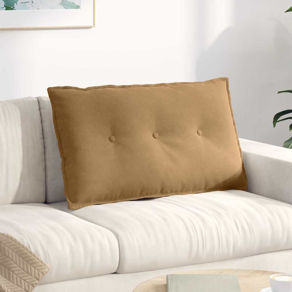Vidaxx Rückenkissen braun 80 x 50 cm Cordstoff