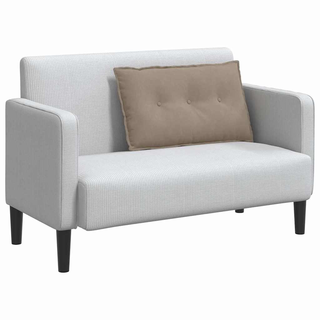 Vidaxx Rückenkissen Taupe 80 x 50 cm aus Mikrofaserstoff