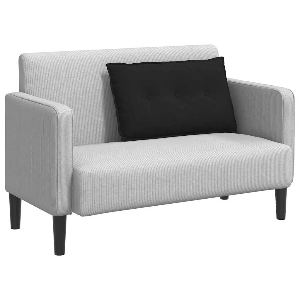 Vidaxx Rückenkissen schwarz 80 x 50 cm aus Mikrofaserstoff
