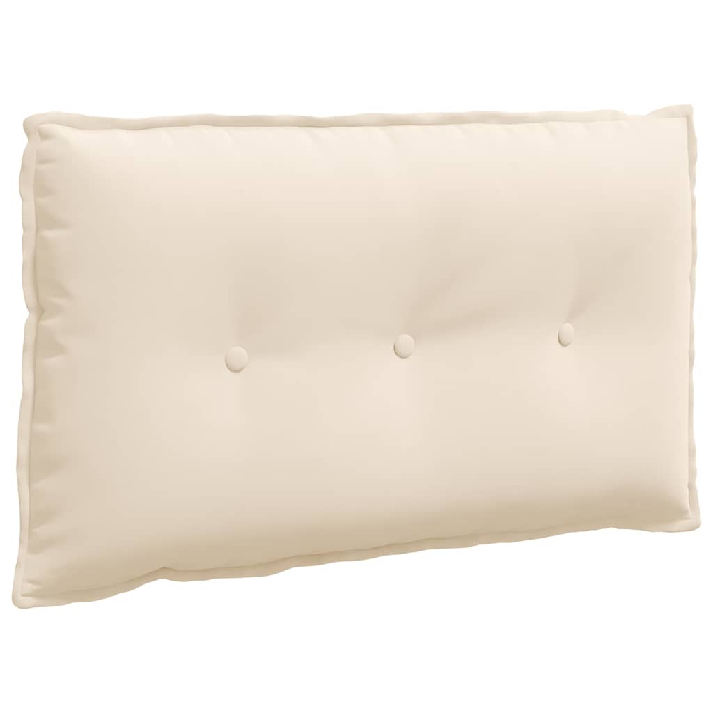 Vidaxx Rückenkissen Beige 80 x 50 cm aus Mikrofaserstoff
