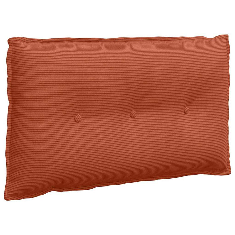 Vidaxx Rückenkissen rot-orange 80 x 50 cm Cordstoff