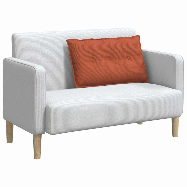 Vidaxx Rückenkissen rot-orange 80 x 50 cm Cordstoff