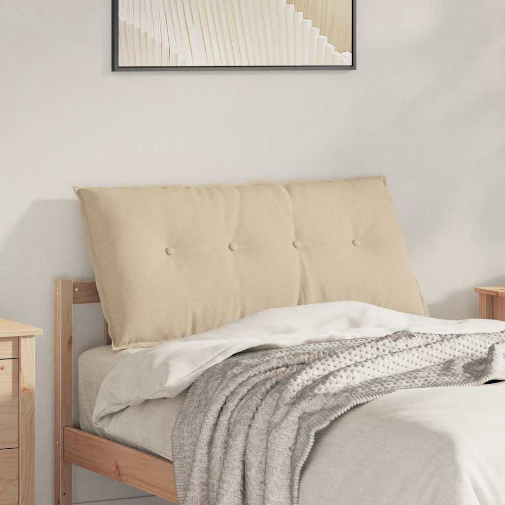Vidaxx Rückenkissen Creme 100 x 19 x 50 cm Stoff