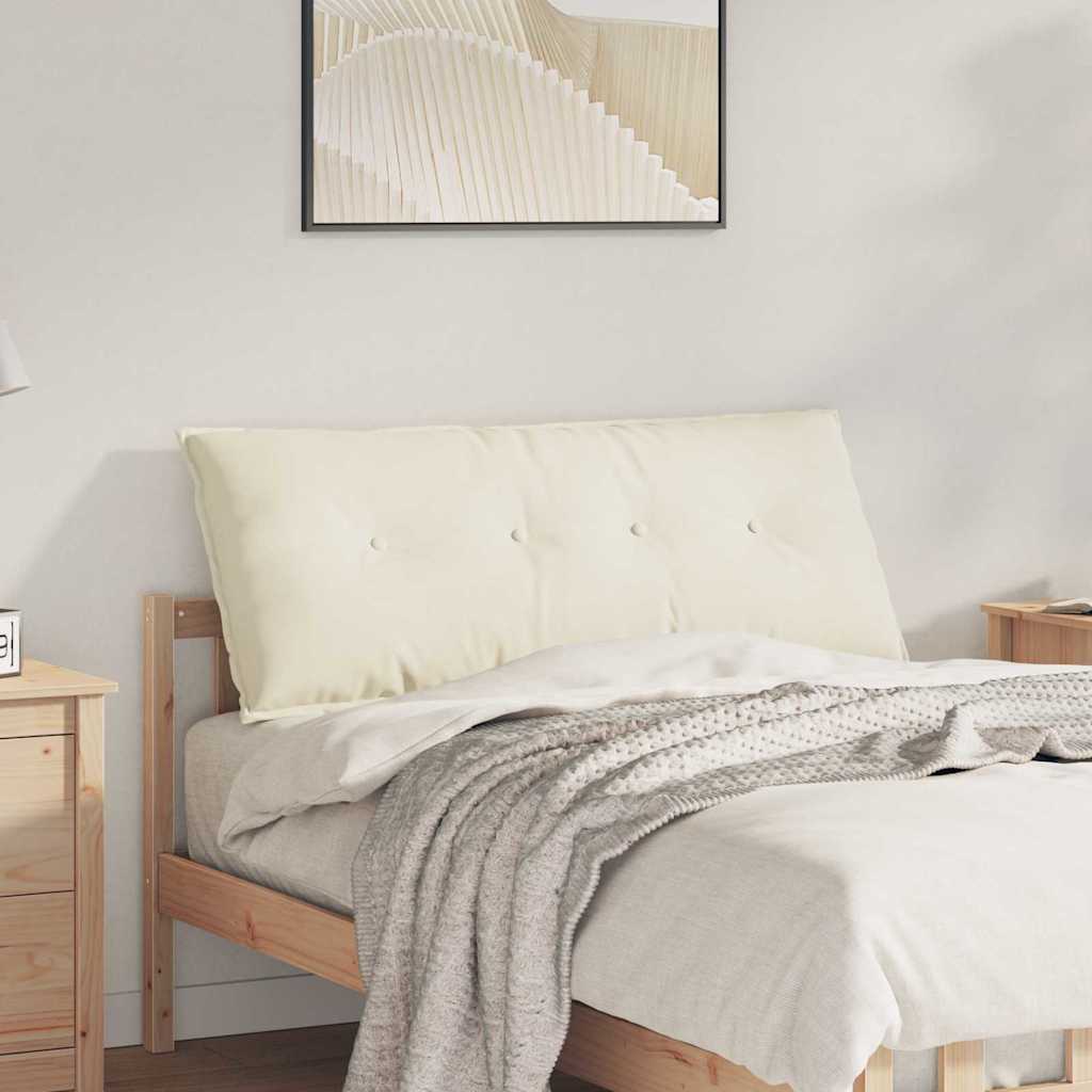 Vidaxx Rückenkissen Creme 120 x 50 cm Cordstoff