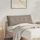Vidaxx Rückenkissen Taupe 120 x 50 cm aus Mikrofaserstoff