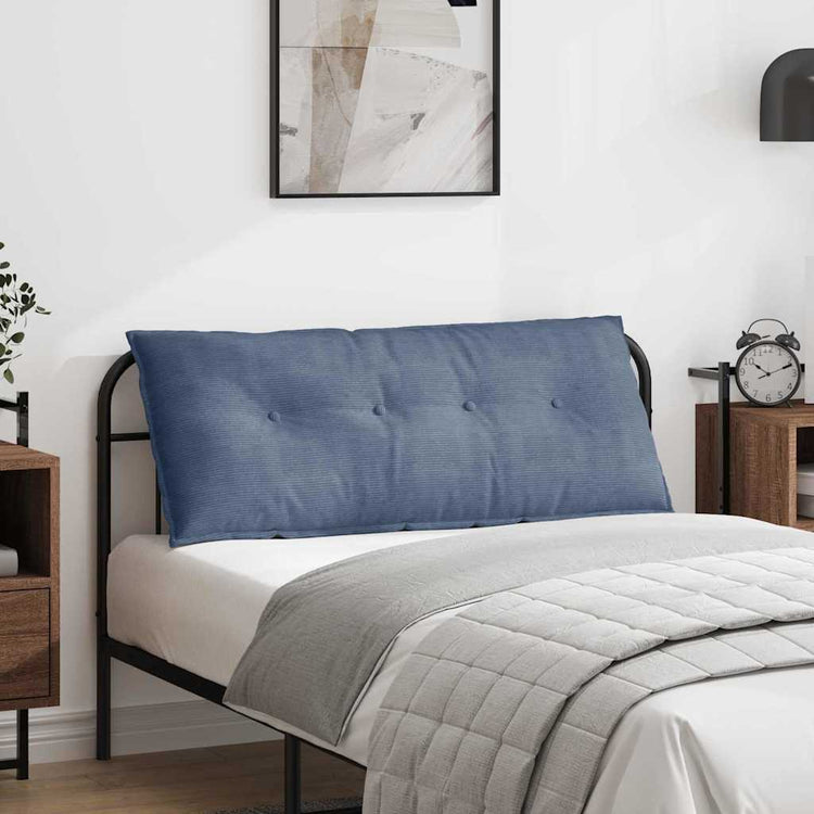 Vidaxx Rückenkissen blau 120 x 50 cm Cordstoff
