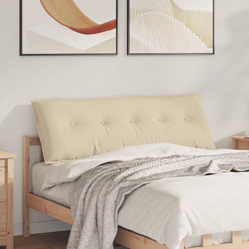 Vidaxx Rückenkissen Creme 140 x 19 x 50 cm Stoff