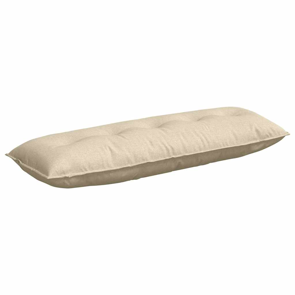 Vidaxx Rückenkissen Creme 140 x 19 x 50 cm Stoff