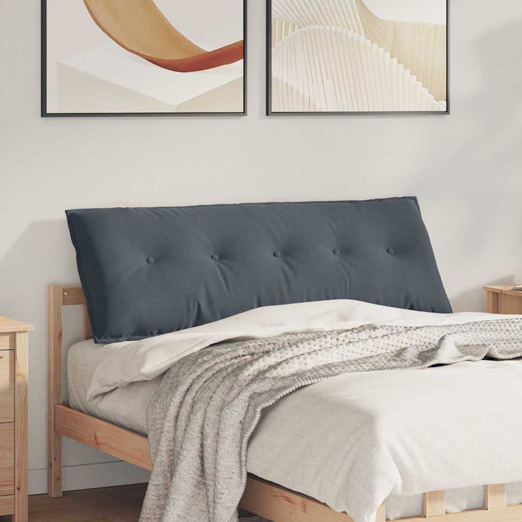 Vidaxx Rückenkissen dunkelgrau 140 x 50 cm Cordstoff
