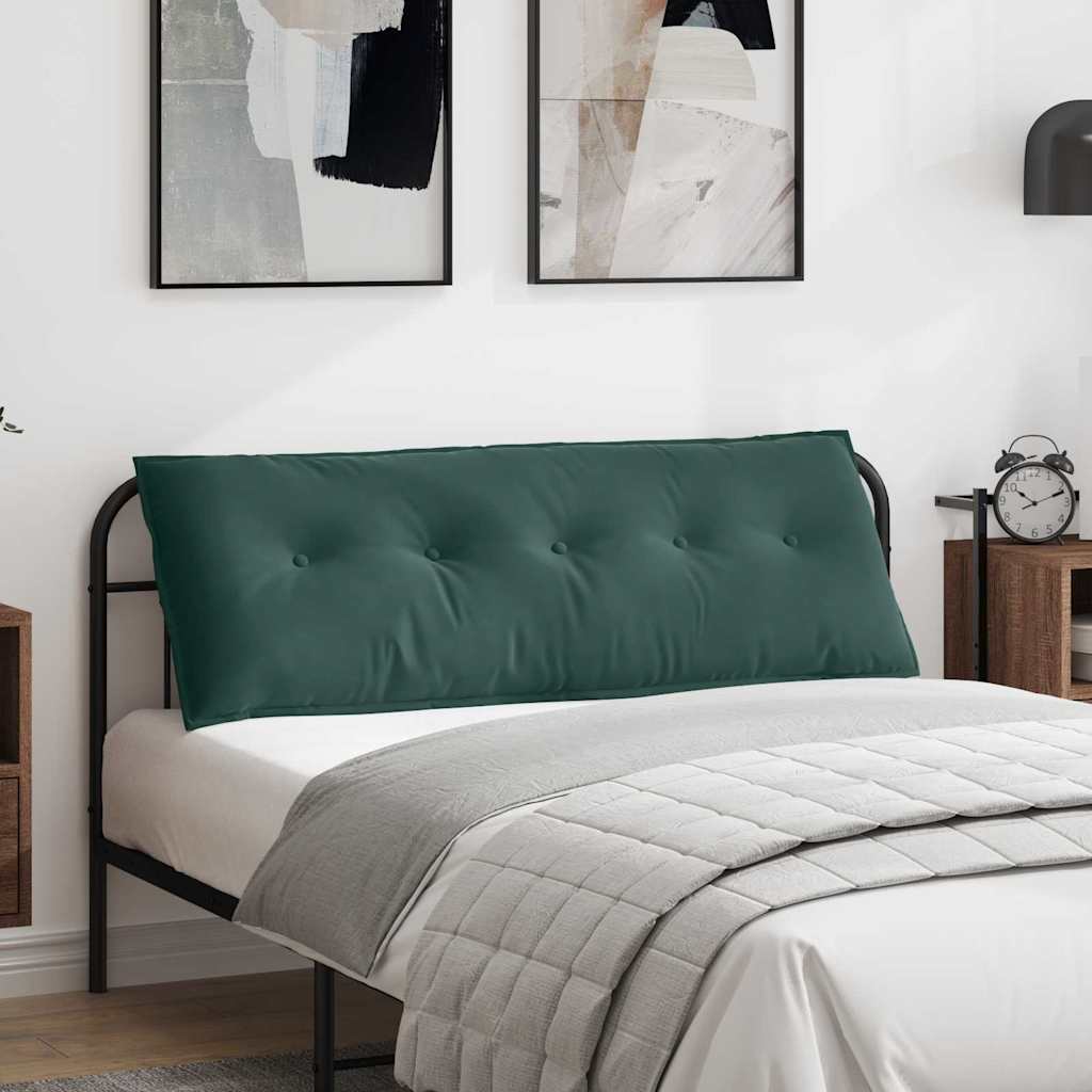 Vidaxx Rückenkissen dunkelgrün 140 x 50 cm Cordstoff