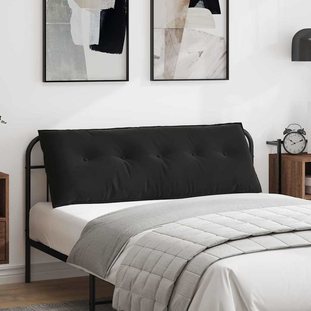 Vidaxx Rückenkissen schwarz 140 x 50 cm Cordstoff
