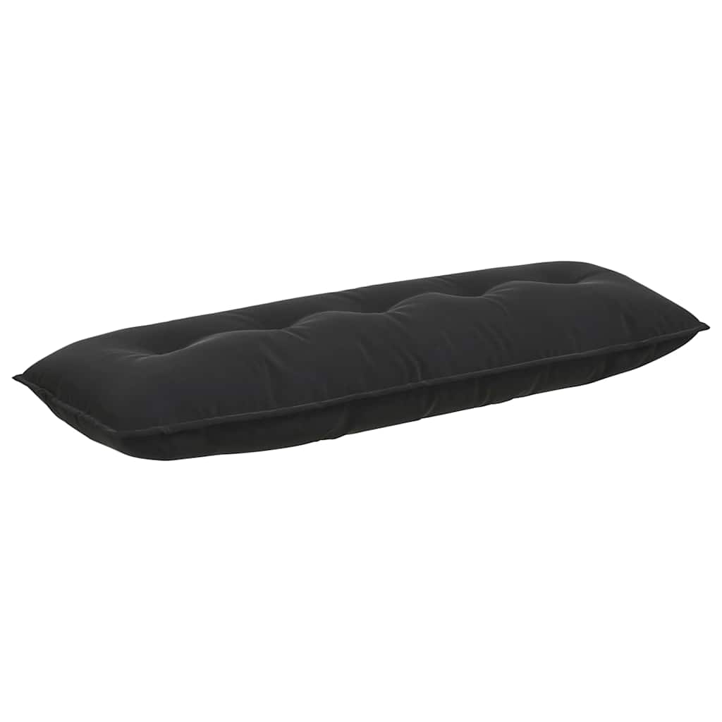 Vidaxx Rückenkissen schwarz 140 x 50 cm Cordstoff