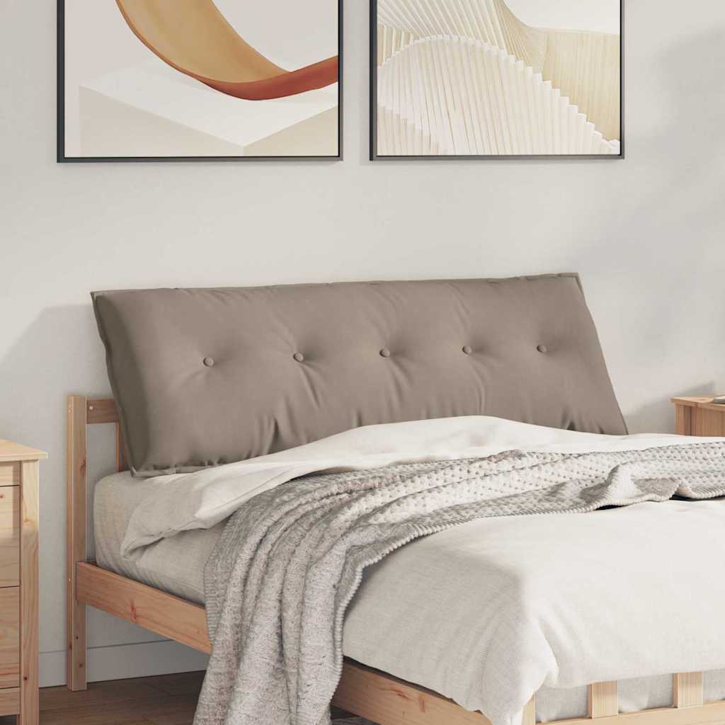 Vidaxx Rückenkissen Taupe 140 x 50 cm Mikrofaserstoff