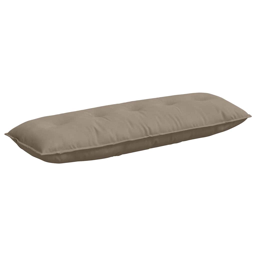 Vidaxx Rückenkissen Taupe 140 x 50 cm Mikrofaserstoff