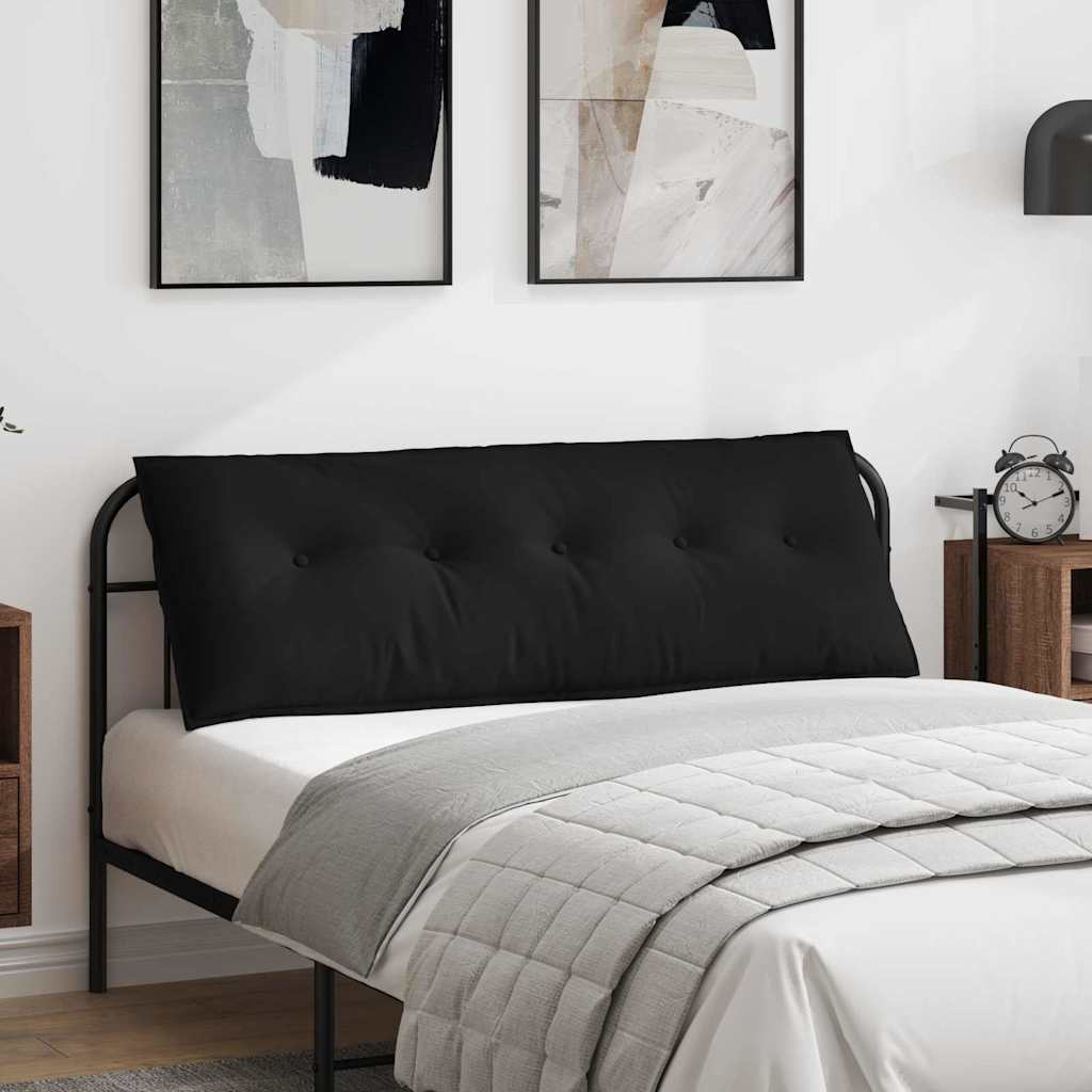 Vidaxx Rückenkissen schwarz 140 x 50 cm aus Mikrofaserstoff