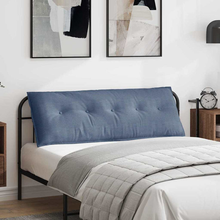 Vidaxx Rückenkissen blau 140 x 50 cm Cordstoff