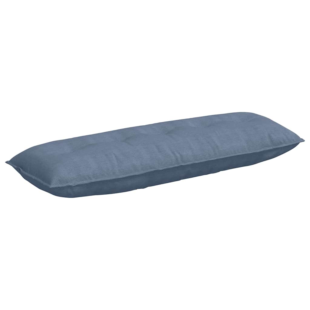 Vidaxx Rückenkissen blau 140 x 50 cm Cordstoff
