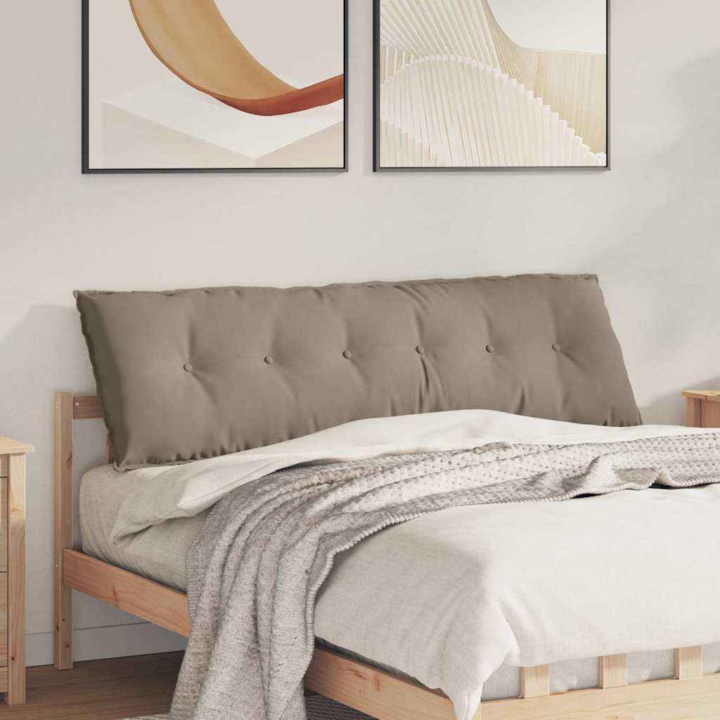 Vidaxx Rückenkissen Taupe 160 x 50 cm aus Mikrofaserstoff
