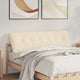 Vidaxx Rückenkissen Beige 160 x 50 cm aus Mikrofaserstoff