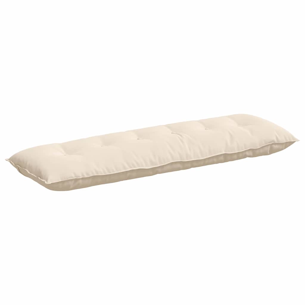 Vidaxx Rückenkissen Beige 160 x 50 cm aus Mikrofaserstoff