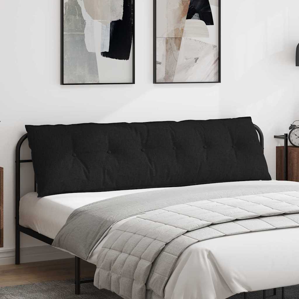 Vidaxx Rückenkissen schwarz 180 x 19 x 50 cm Stoff