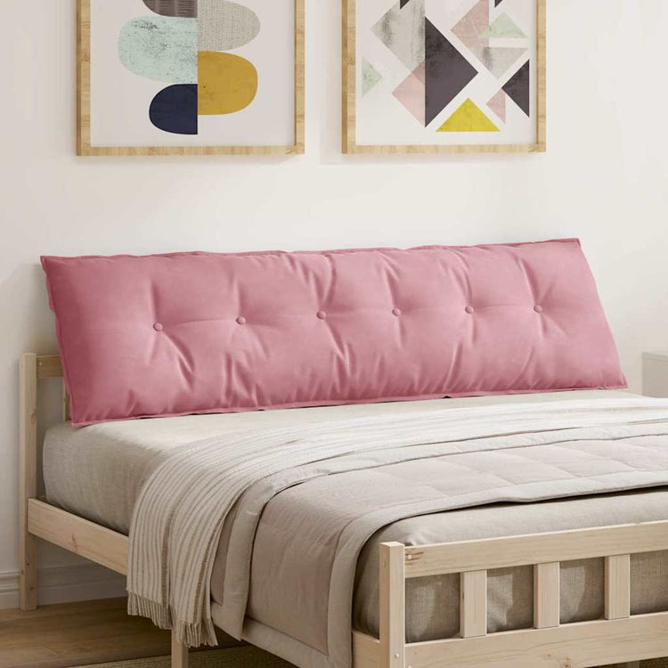 Vidaxx Rückenkissen rosa 180 x 50 cm Cordstoff