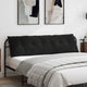Vidaxx Rückenkissen schwarz 180 x 50 cm Cordstoff