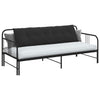 Vidaxx Rückenkissen schwarz 180 x 50 cm Cordstoff