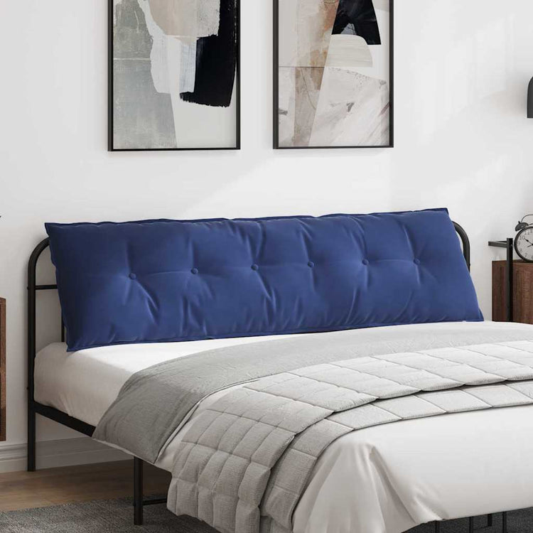 Vidaxx Rückenkissen Polizeiblau 180 x 50 cm Cordstoff