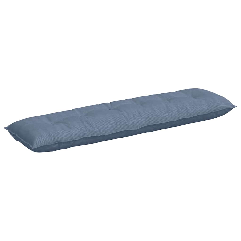 Vidaxx Rückenkissen blau 180 x 50 cm Cordstoff