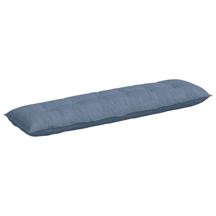 Vidaxx Rückenkissen blau 180 x 50 cm Cordstoff
