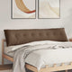 Vidaxx Rückenkissen braun 200 x 19 x 50 cm Stoff