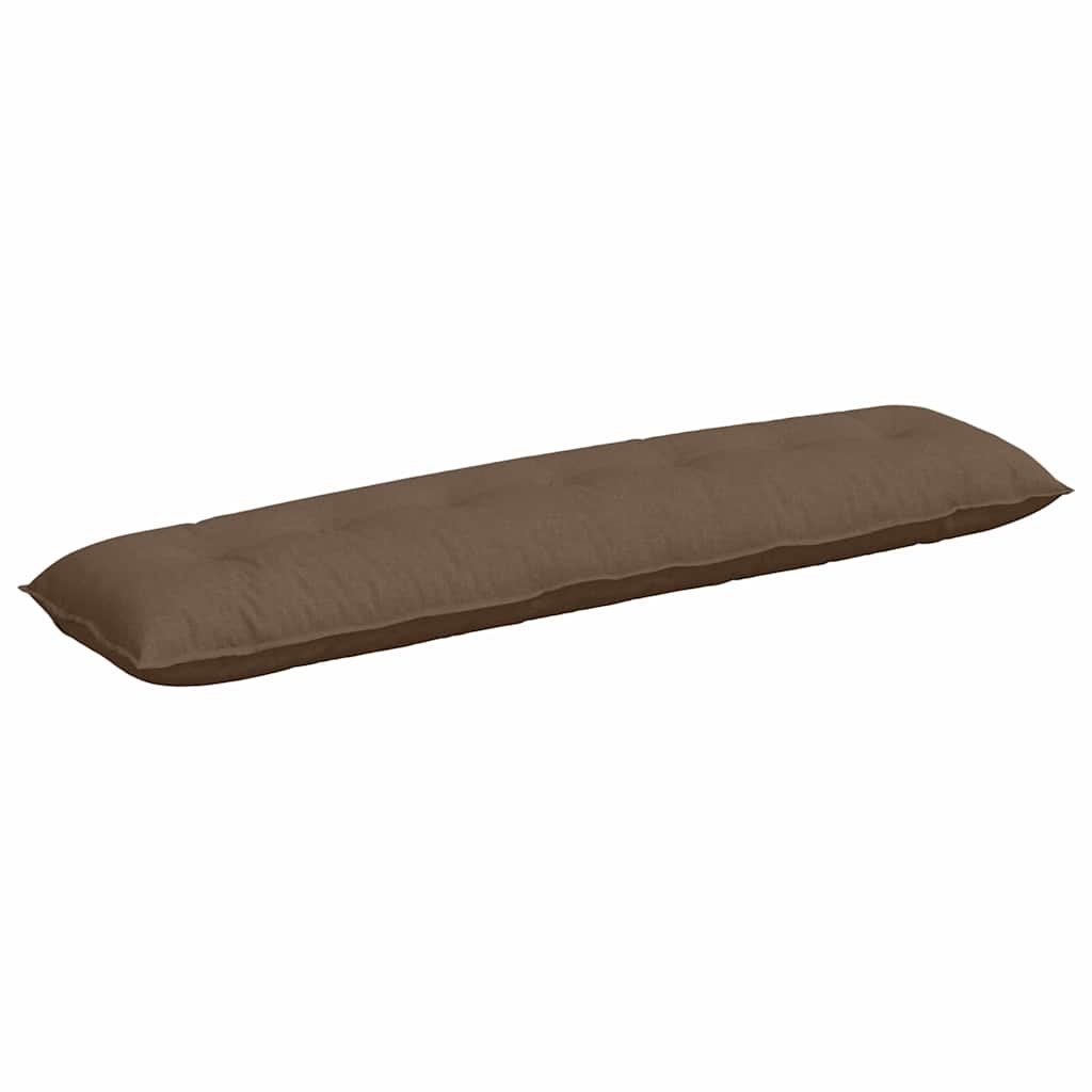 Vidaxx Rückenkissen braun 200 x 19 x 50 cm Stoff