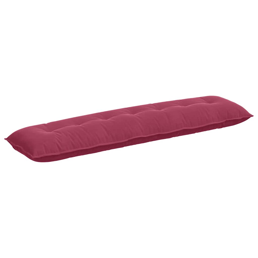 Vidaxx Rückenkissen weinrot 200 x 50 cm Cordstoff