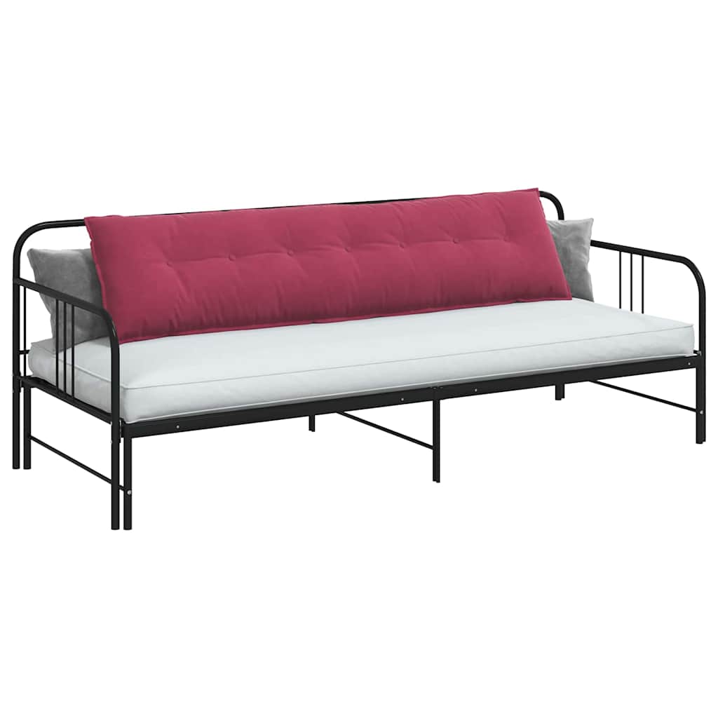 Vidaxx Rückenkissen weinrot 200 x 50 cm Cordstoff