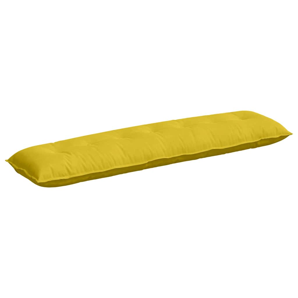 Vidaxx Rückenkissen gelb 200 x 50 cm Cordstoff