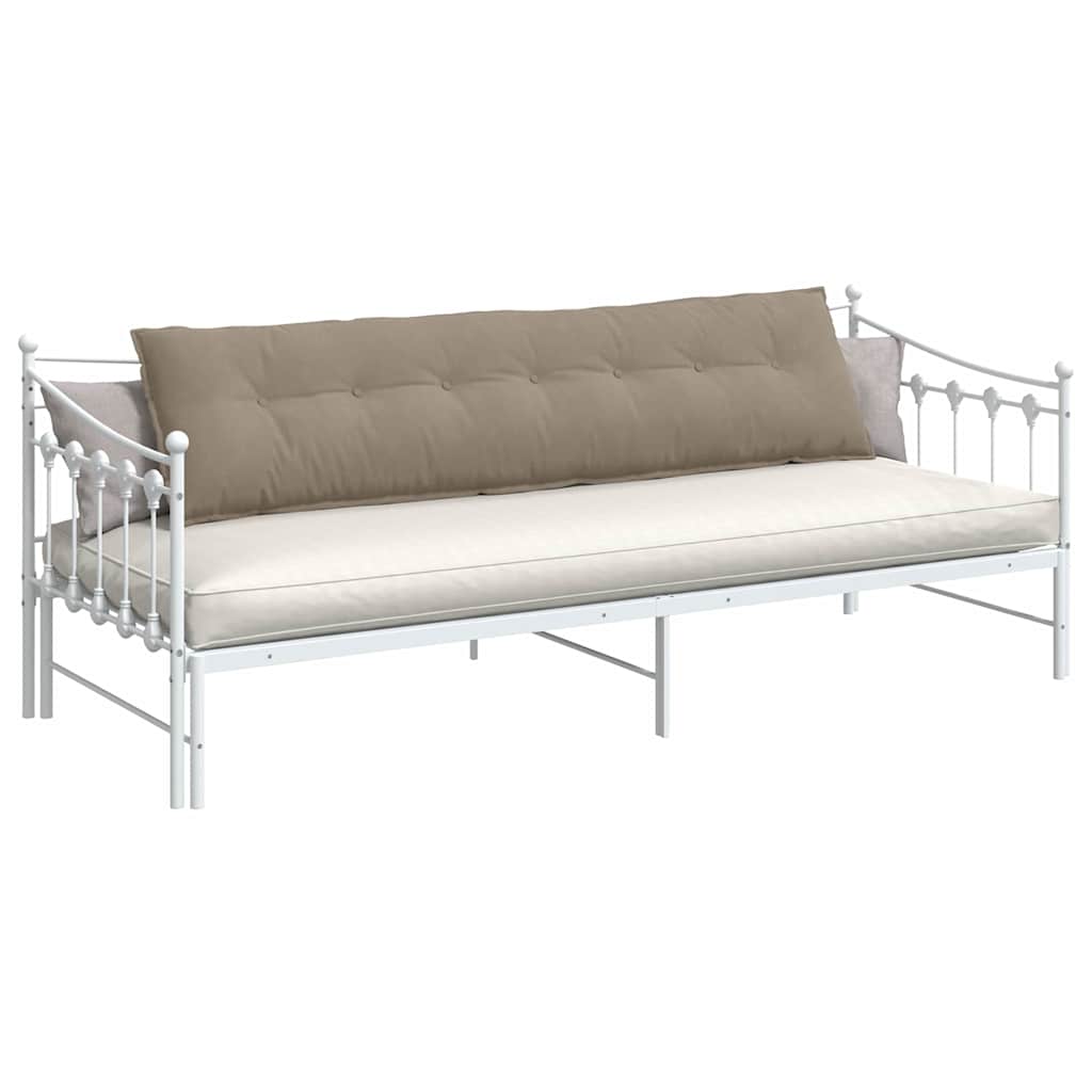 Vidaxx Rückenkissen Taupe 200 x 50 cm aus Mikrofaserstoff