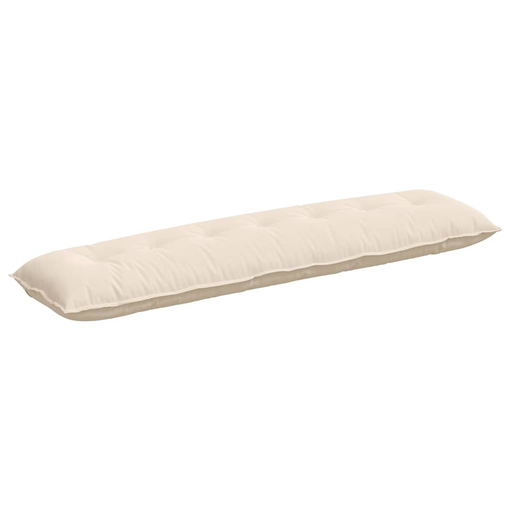 Vidaxx Rückenkissen Beige 200 x 50 cm aus Mikrofaserstoff