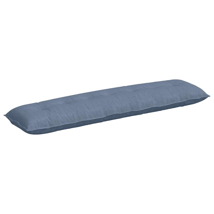 Vidaxx Rückenkissen blau 200 x 50 cm Cordstoff