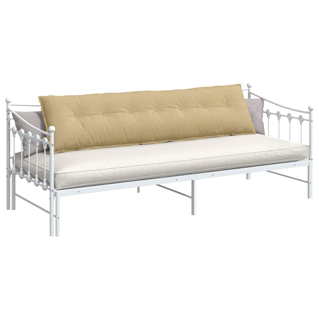 Vidaxx Rückenkissen grau grün 200 x 50 cm Cordstoff