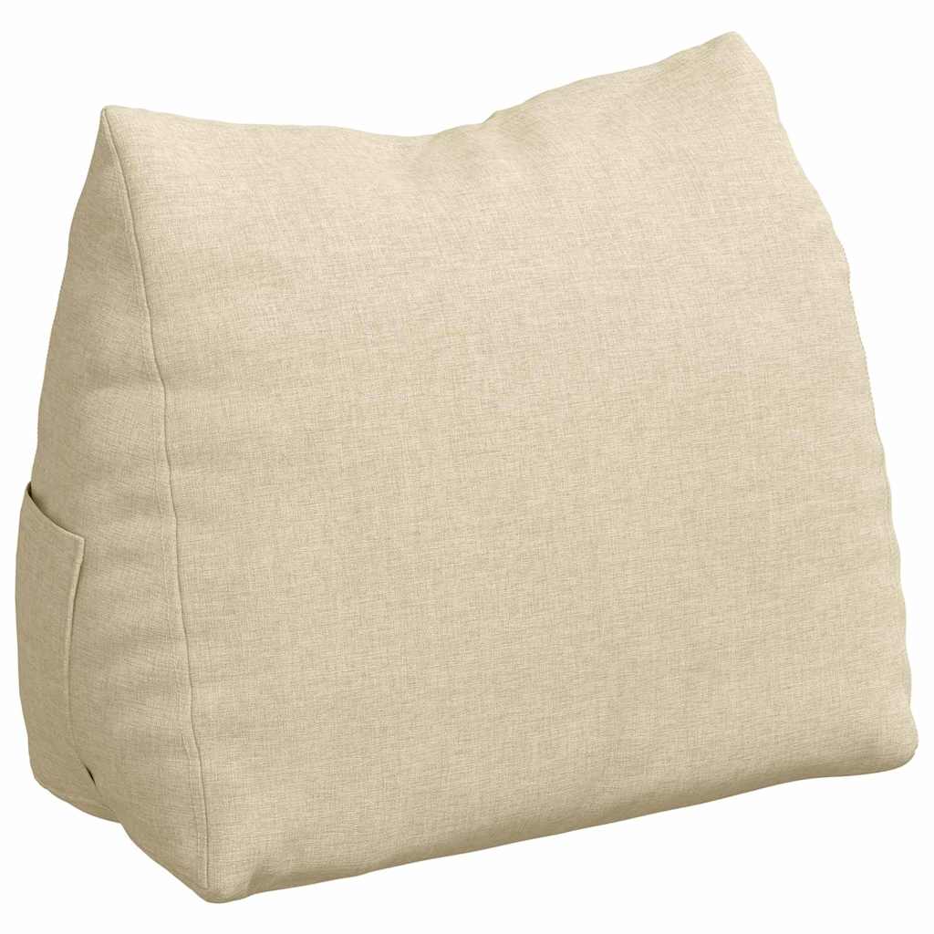 Vidaxx Rückenkissen Creme 45 x 20 x 35 cm Stoff